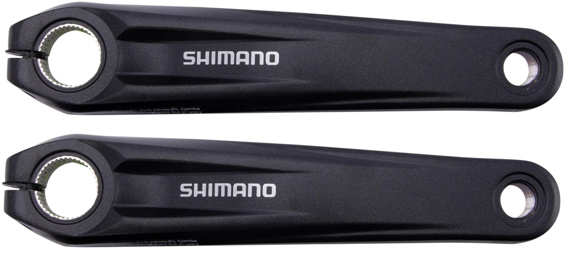 SHIMANO CIRANTE PASOS L+R E8000 Longitud de la manivela 175 mm de negro