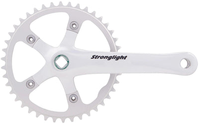 Stronglight Cranket Strongl. Impatto argento anodizzato