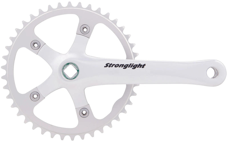 Stronglight Cranket Strongl. Impatto argento anodizzato
