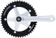 Miche Crankstel Pista ha avanzato 170 mm 48tds. 1 8 argento