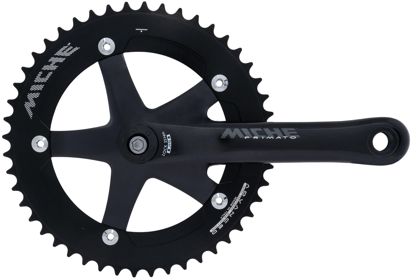 Miche kettenradgarnitur pista crankset pista 48 170mm w.bb b