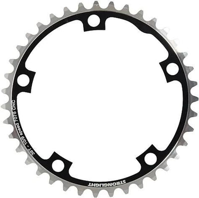 Stronglight kettingblad type s 7075 t6 chainring 7075t6 black 130 mm lochkr. 44 z.