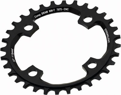 Anello a catena forte 36t bcd 104 alu nero