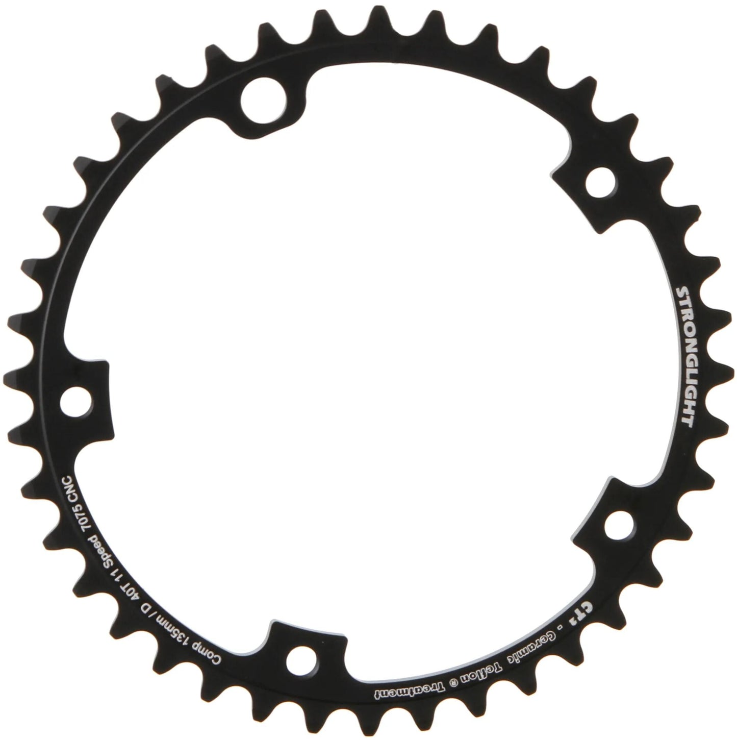 Stronglight kettingblad ct2 chain ring strongl.ct2 42t 135mm campa sr eps