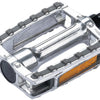 Pedaalset Ergotec 658 9 16 met reflector - zilver grijs