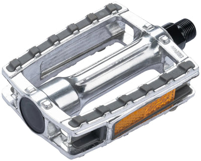 Pedal Set Ergotec 658 9 16 Con el reflector - Silver Grey