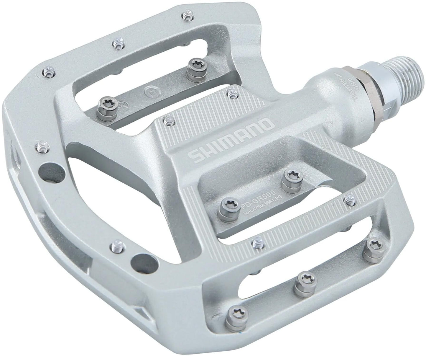 SHIMANO PEDAL SET MTB BMX PD-GR500 Platform Silver