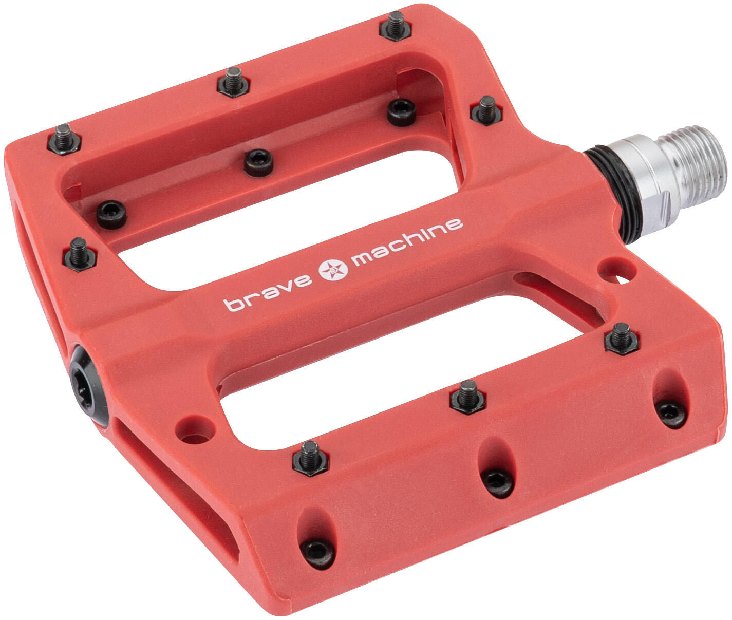 Brave platformpedaal dirt 2 platf.pedal dirt2 red
