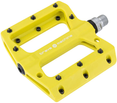 Brave platformpedaal dirt 2 platf.pedal dirt2 limegreen