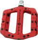 Brave pedaal dirt light platform pedal dirt light red