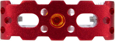 Pedal de plataforma valiente rojo