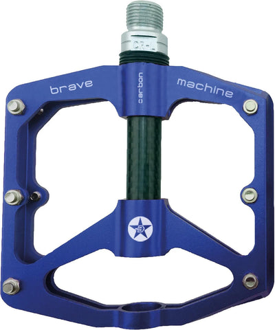 Pedal de plataforma valiente Freeride Carbon Blue