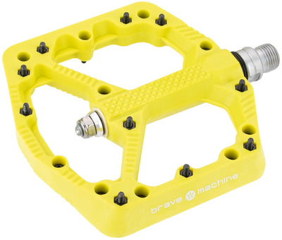 Brave Plat.pedal freeride 1 limegreen