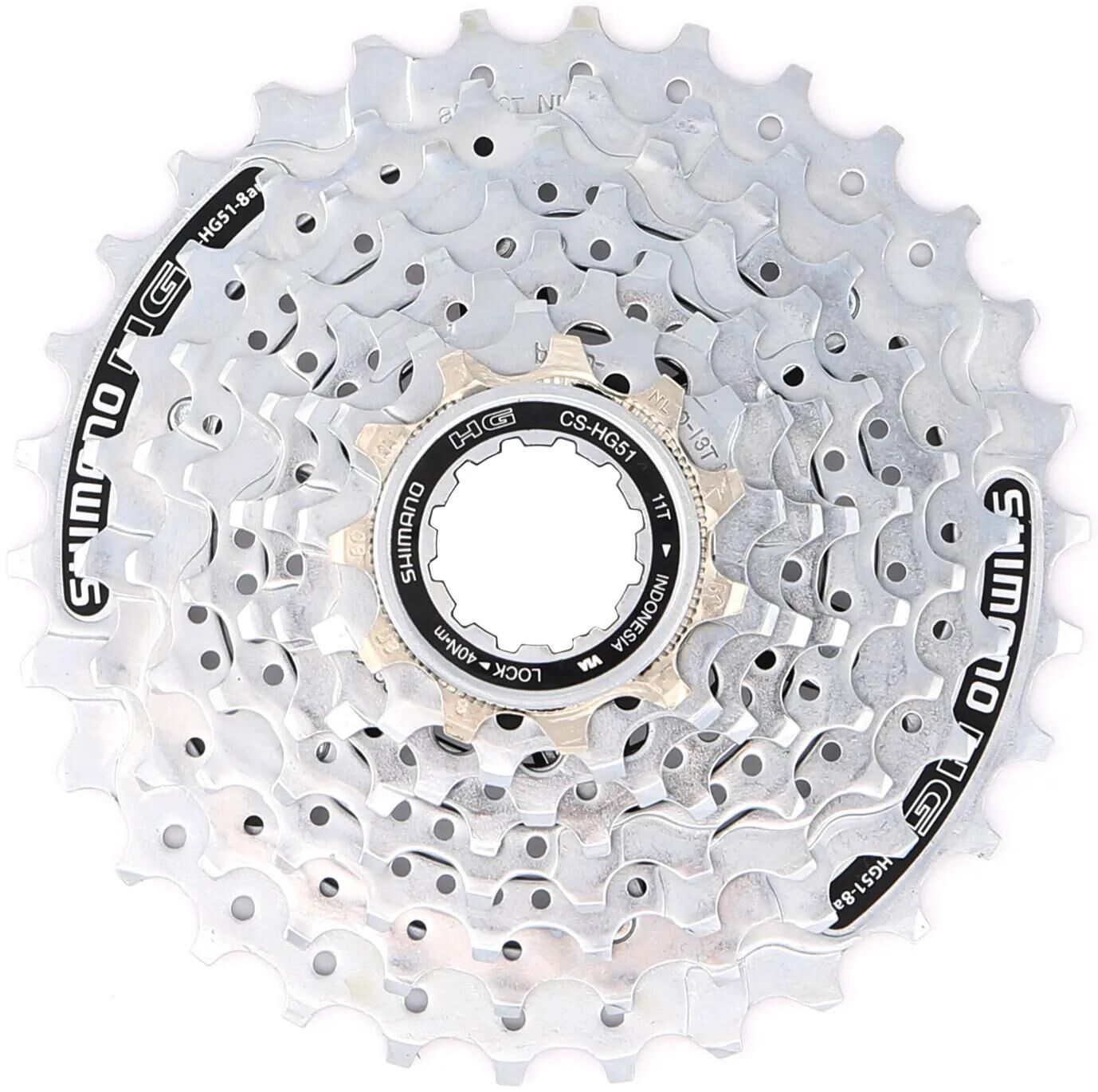 Shimano Cassette a 8 velocità Alivio HG51 11-30T (10 pezzi nella confezione da officina)