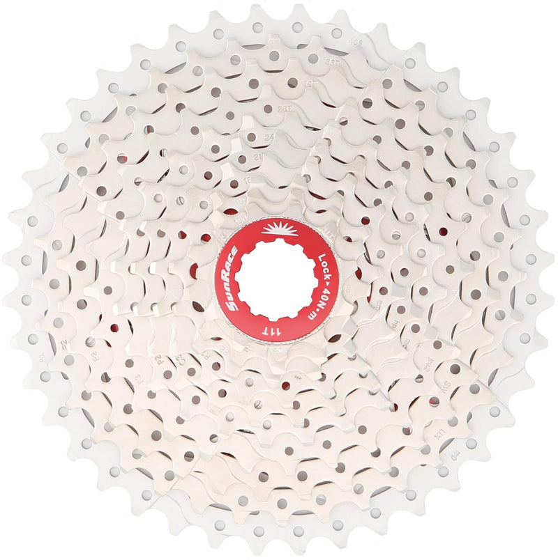Cassetta Sunrace 10V 11-46 CSMS3 Silver metallico