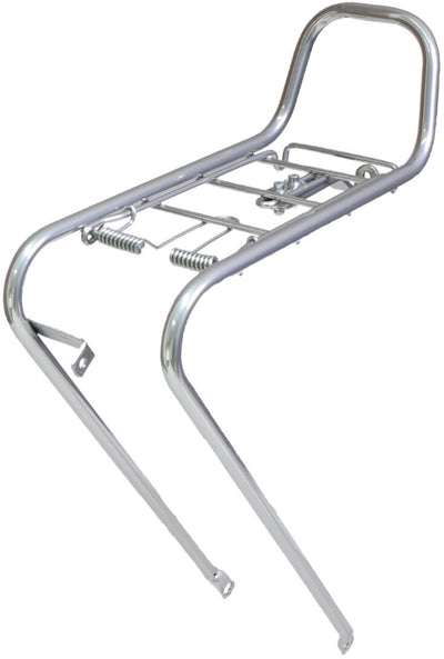 Steco bagagedrager, voorop fw2 fr.carrier fw2 steel, mirror chrome