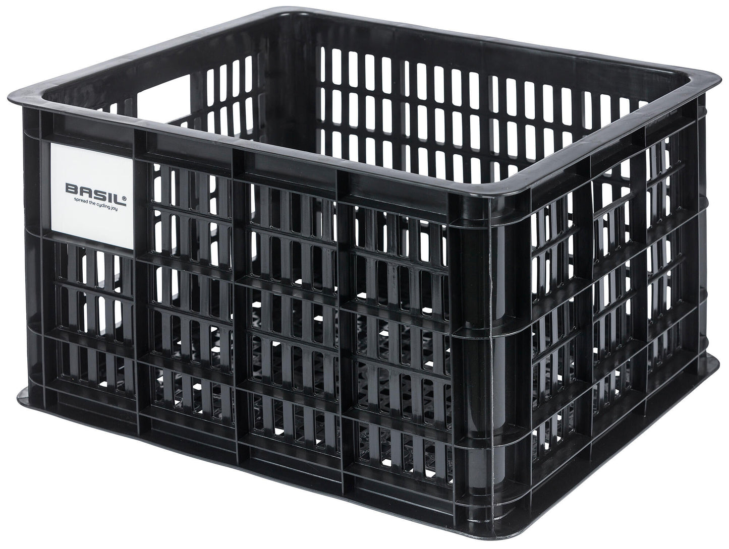 Basil Krat M recicla de plástico Mik 29.5L Negro