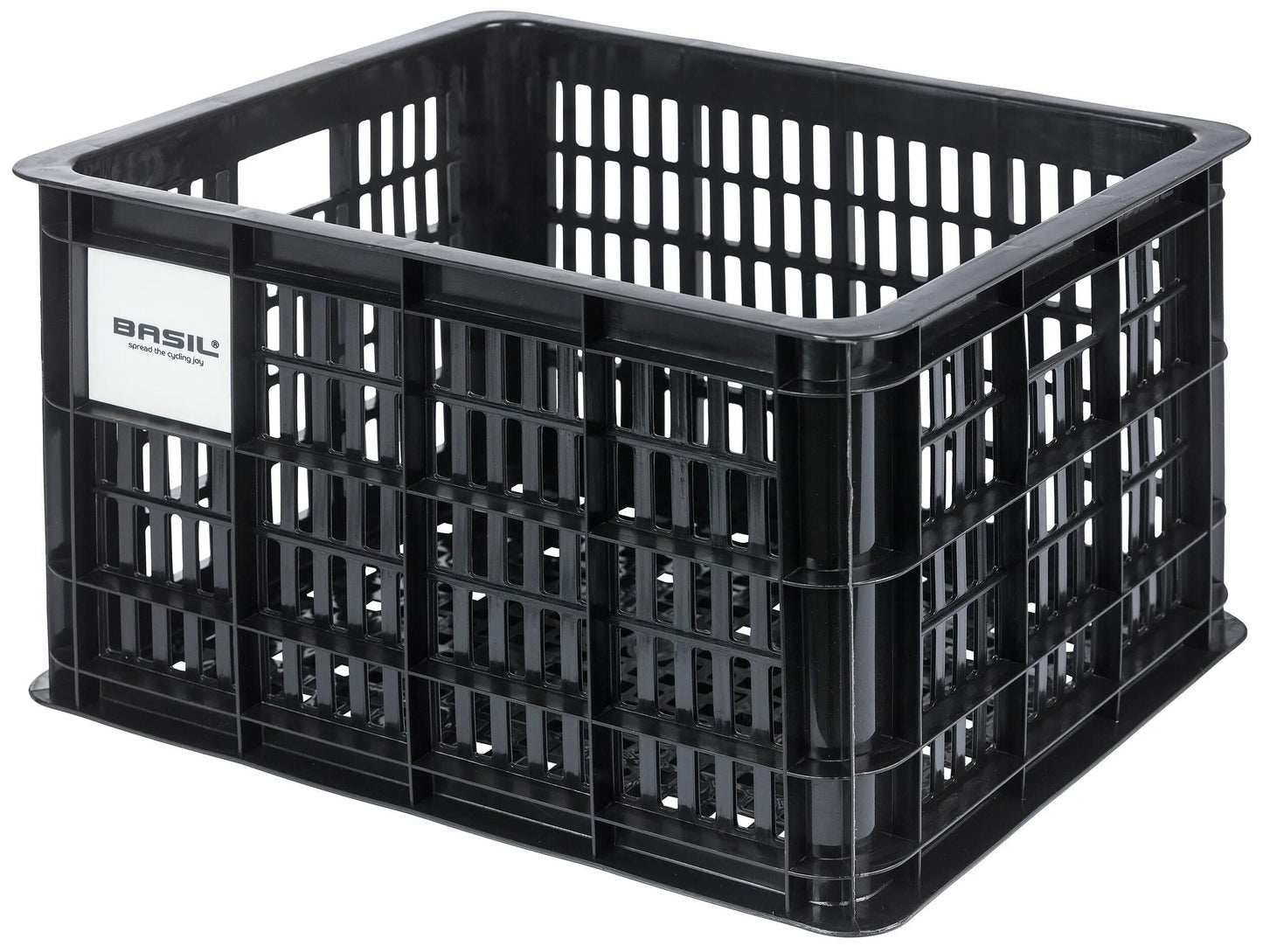 Basil Krat M recicla de plástico Mik 29.5L Negro