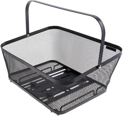 Cestino bicicletta Contec, sul retro di vero mik 2.0 ct hr-basket vero mik 2.0 acciaio 40x30x18 14 cm nero