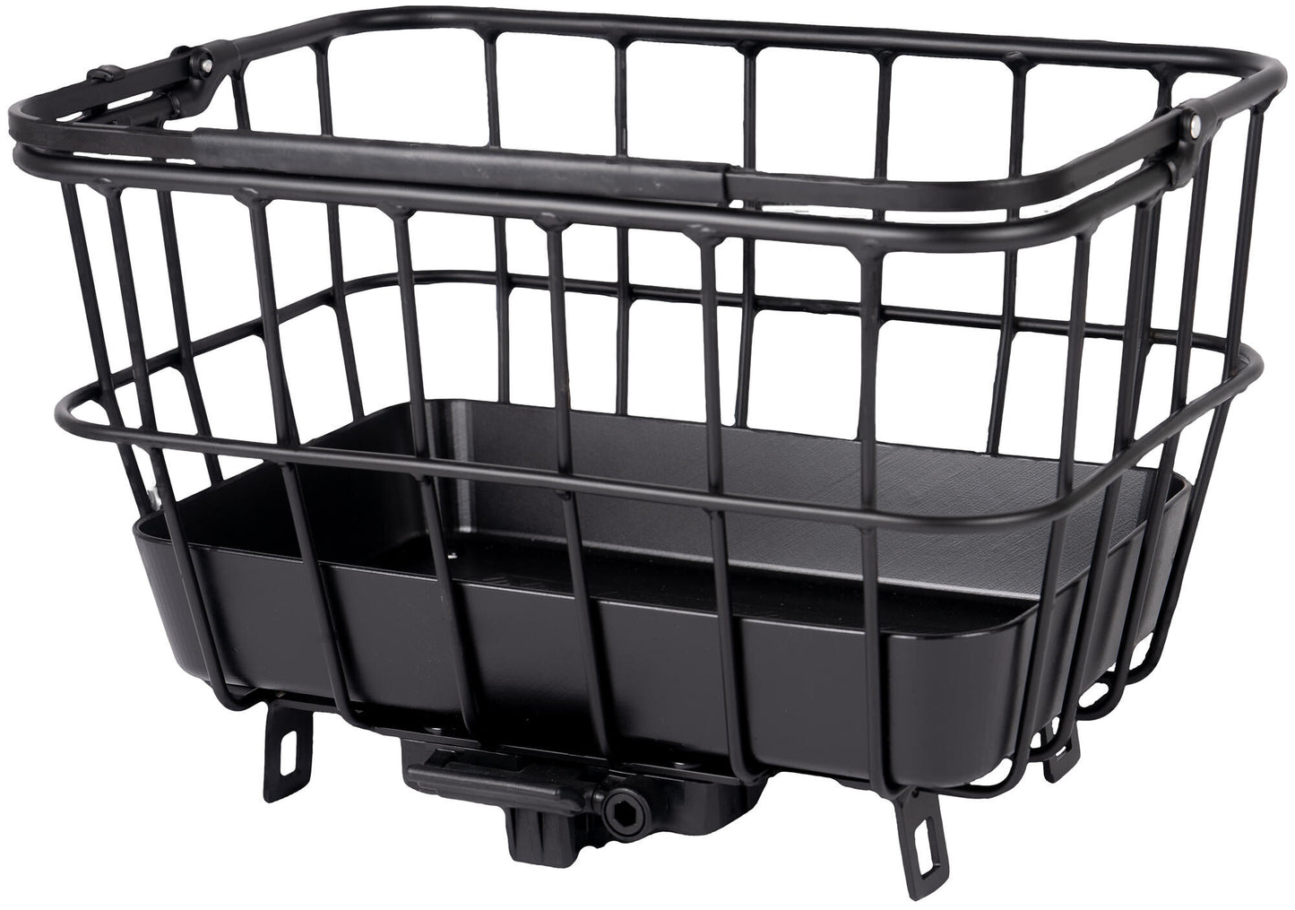 Atranvelo mand voorop achterop grocery m fr. rear basket bag at.velo grocery m black