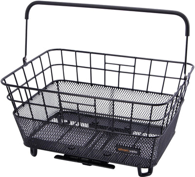Atranvelo mand bring l avs rear basket bring l avs black