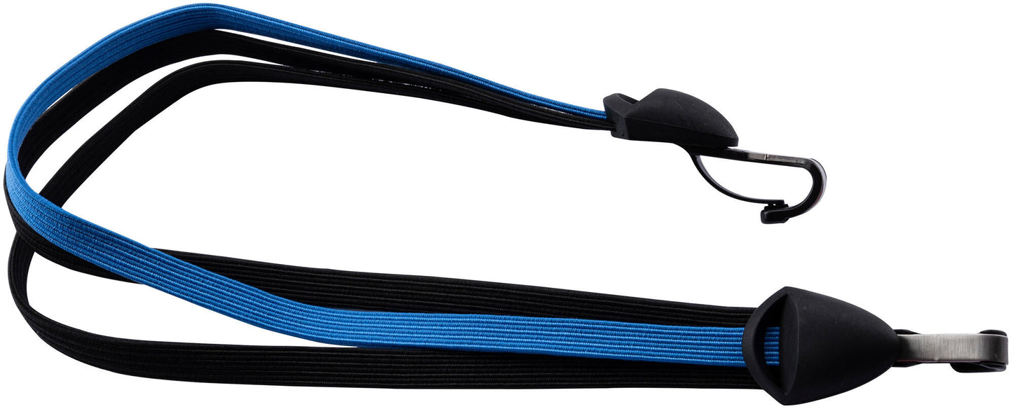 BURANK 153061 Binder de seguridad de trío con gancho de acero inoxidable azul en la tarjeta