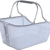 Basil Bicicleta Cesta CentO Tech Fiber Nordlicht Mik 21 litros 39 x 24 x 15 cm Plata azul