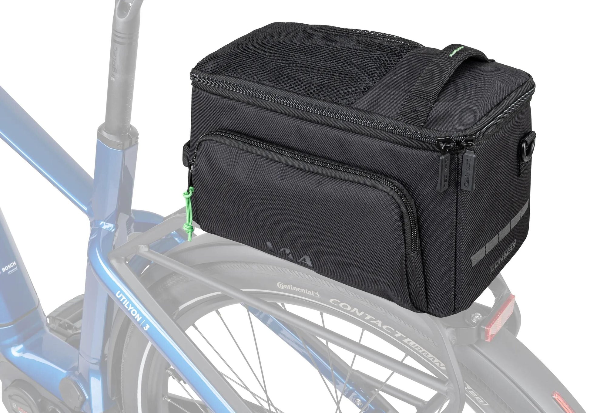 Contec gepäckträgertasche via commuter ct pannier bag via commuter mik 2.0 schw