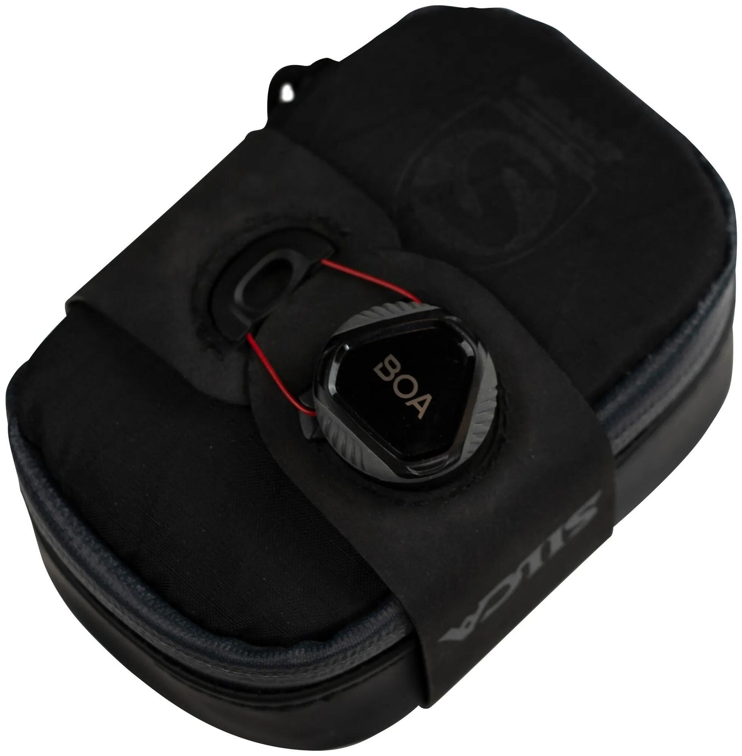 Silca zadeltas mattone saddle bag mattone black red