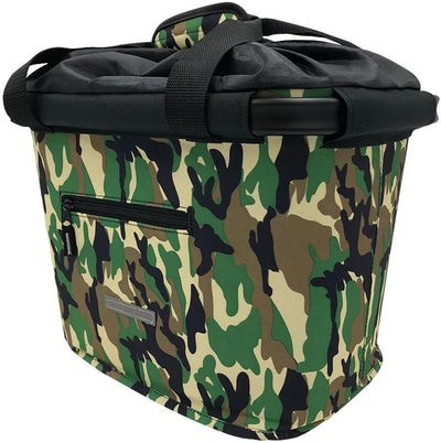 Canasta de bolsa de pájaro azul camuflaje
