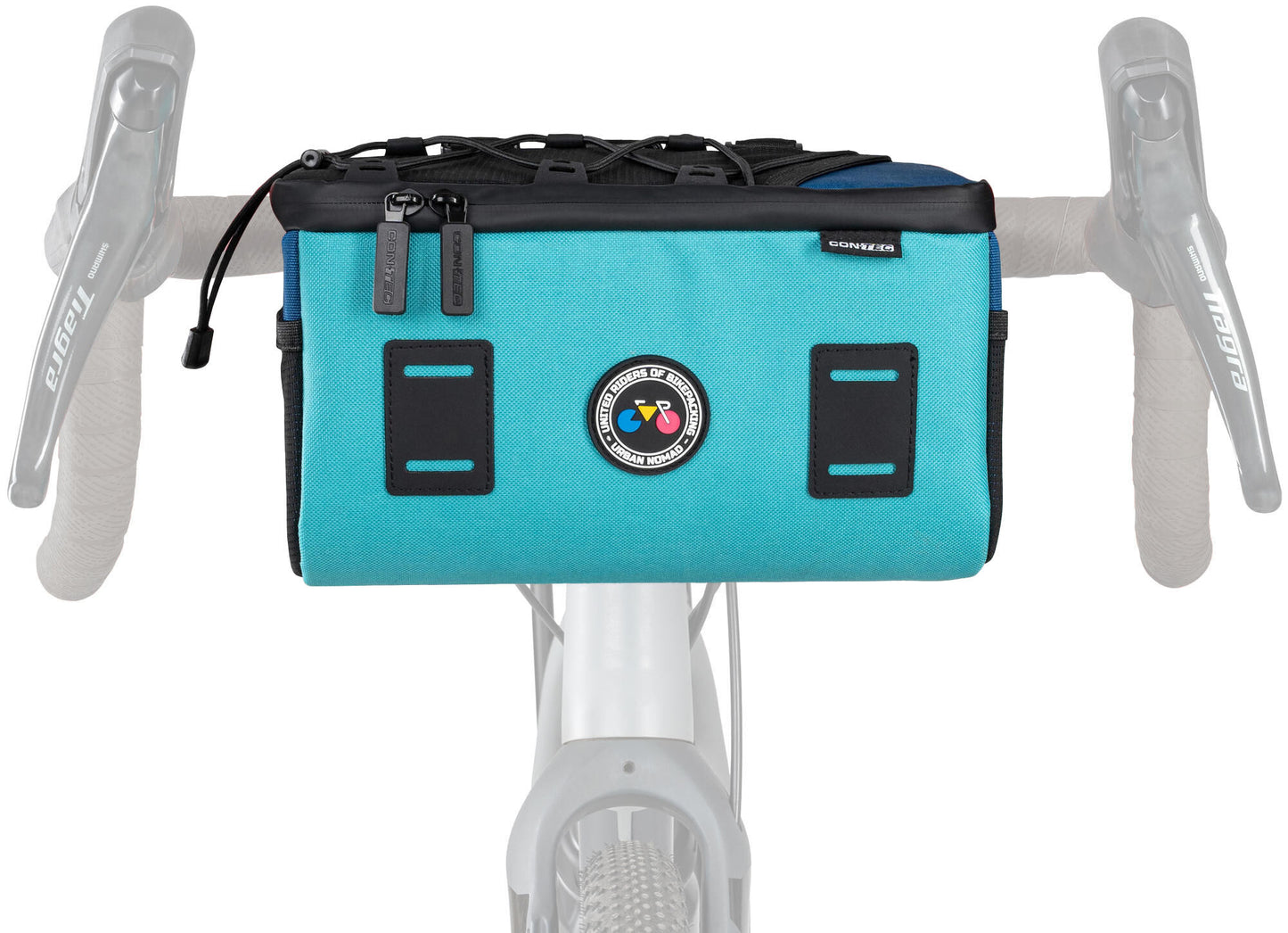 Contec lenkertasche urban nomad front 4.2 ct handlebar bag urban nomad front 4.2 turquoise