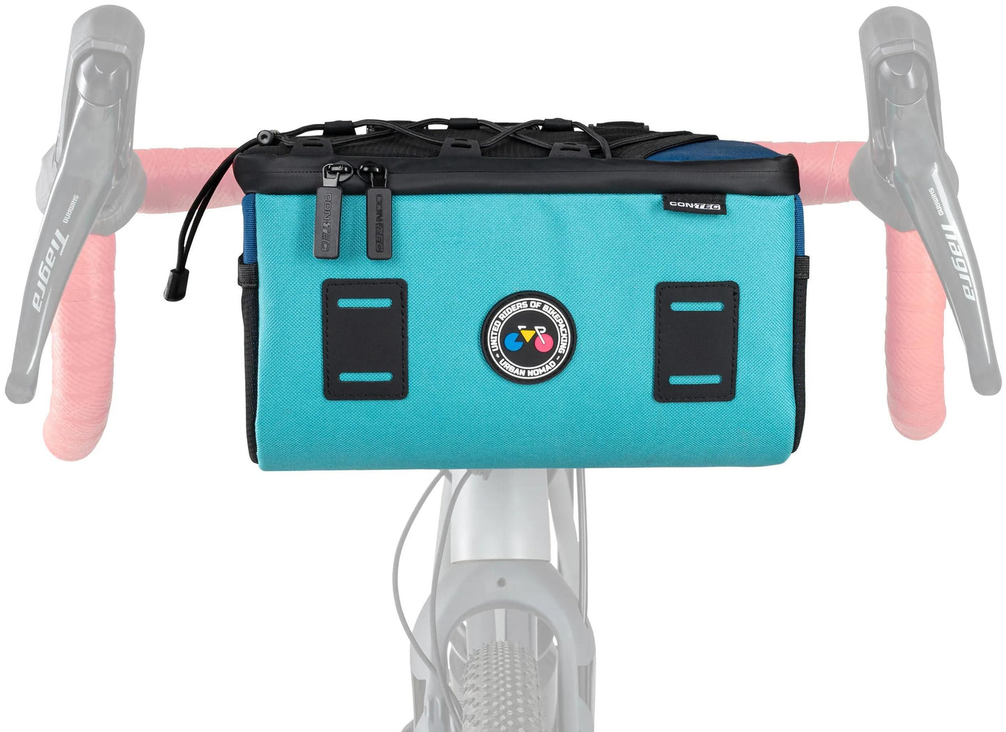 Contec lenkertasche urban nomad front 4.2 ct handlebar bag urban nomad front 4.2 turquoise