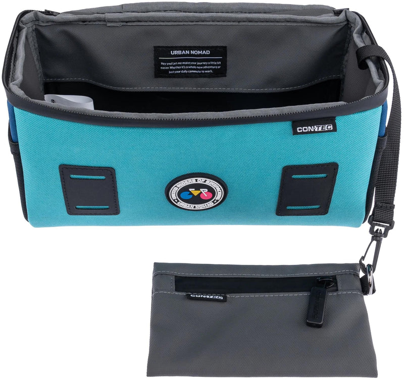 Contec lenkertasche urban nomad front 4.2 ct handlebar bag urban nomad front 4.2 turquoise