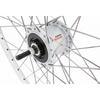 Shimano voorwiel 28 x 1 4'' aluminium zac 2000 velg - dh-c6000-3n naafdynamo - rollerbrake - zilver