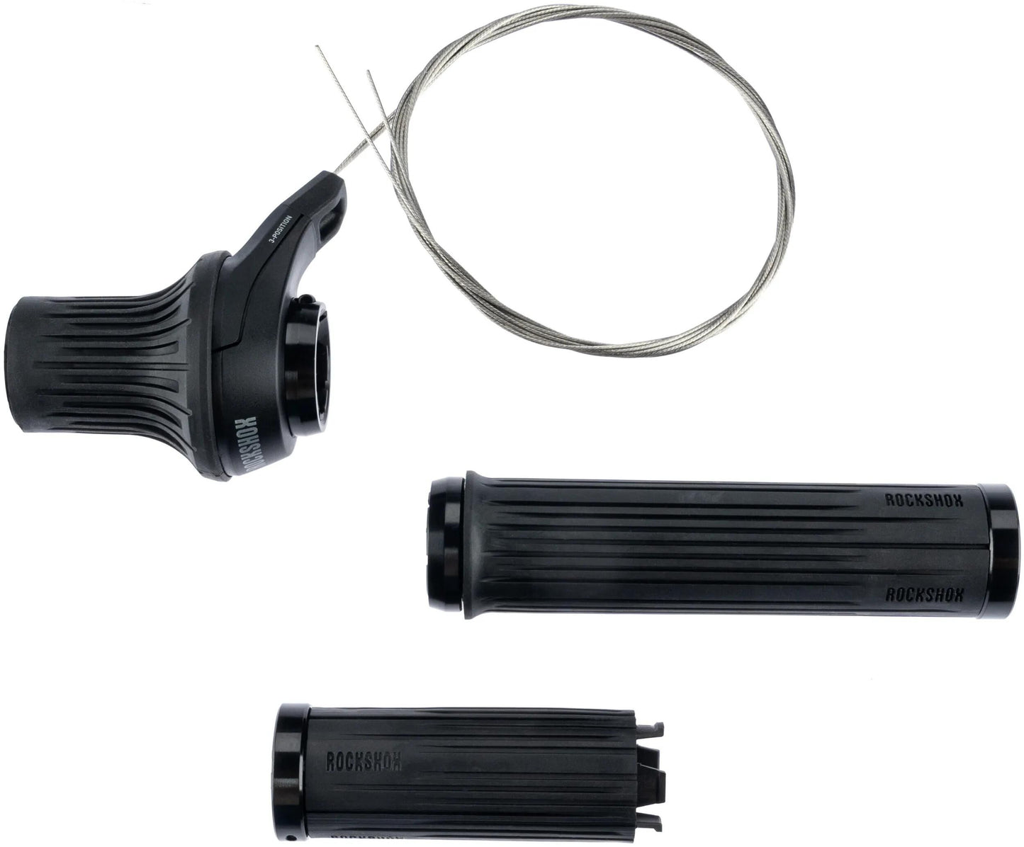 Palanca de cambios rockshox twistloc base twist grip rs twistloc 3 pos.