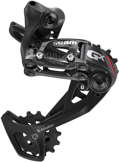 Sram trasero trasero gx 11-sp alu jaula larga roja