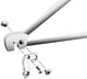Union DeRailleurpad GH-127 con ajuste de tornillo M8X0.75 +M4X0.7