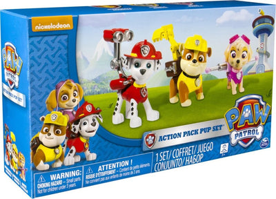 Paw Patrol action pack cachorros 3 piezas