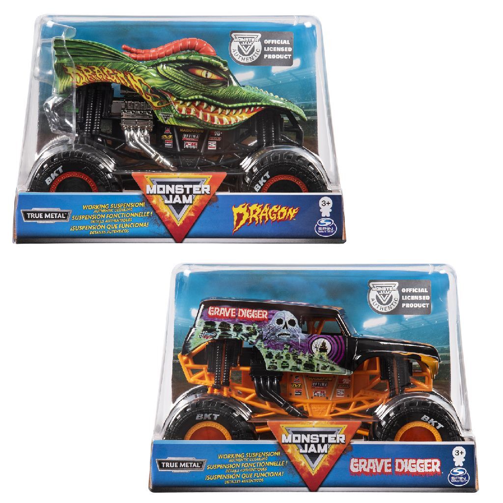 Monster Jam Monster Jam Die Cast Monster Truck 1:24 Assorti