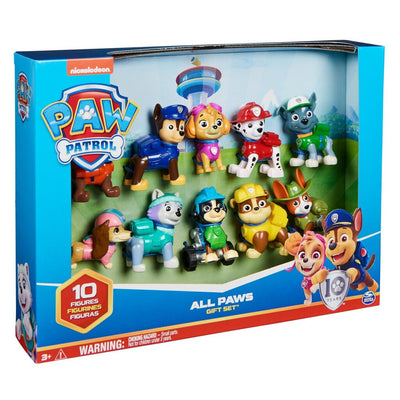 Set regalo patrulla canina 10 figuras