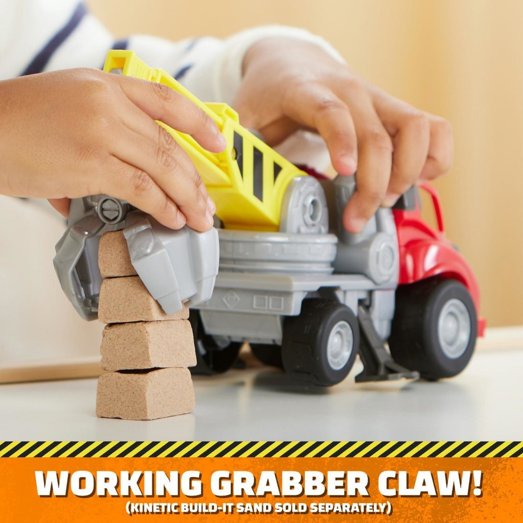 Rubble crew - charger’s kraanwagen met speelfiguur en beweegbare onderdelen - paw patrol speelgoed