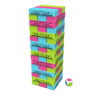 Spin master gabby #039;s dollhouse jumbling tower blokkentoren spel met 48 houten blokjes