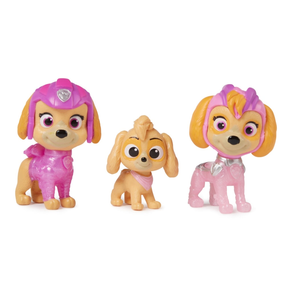 Pattuglia della zampa pattuglia del film Skye figure 3 pezzi