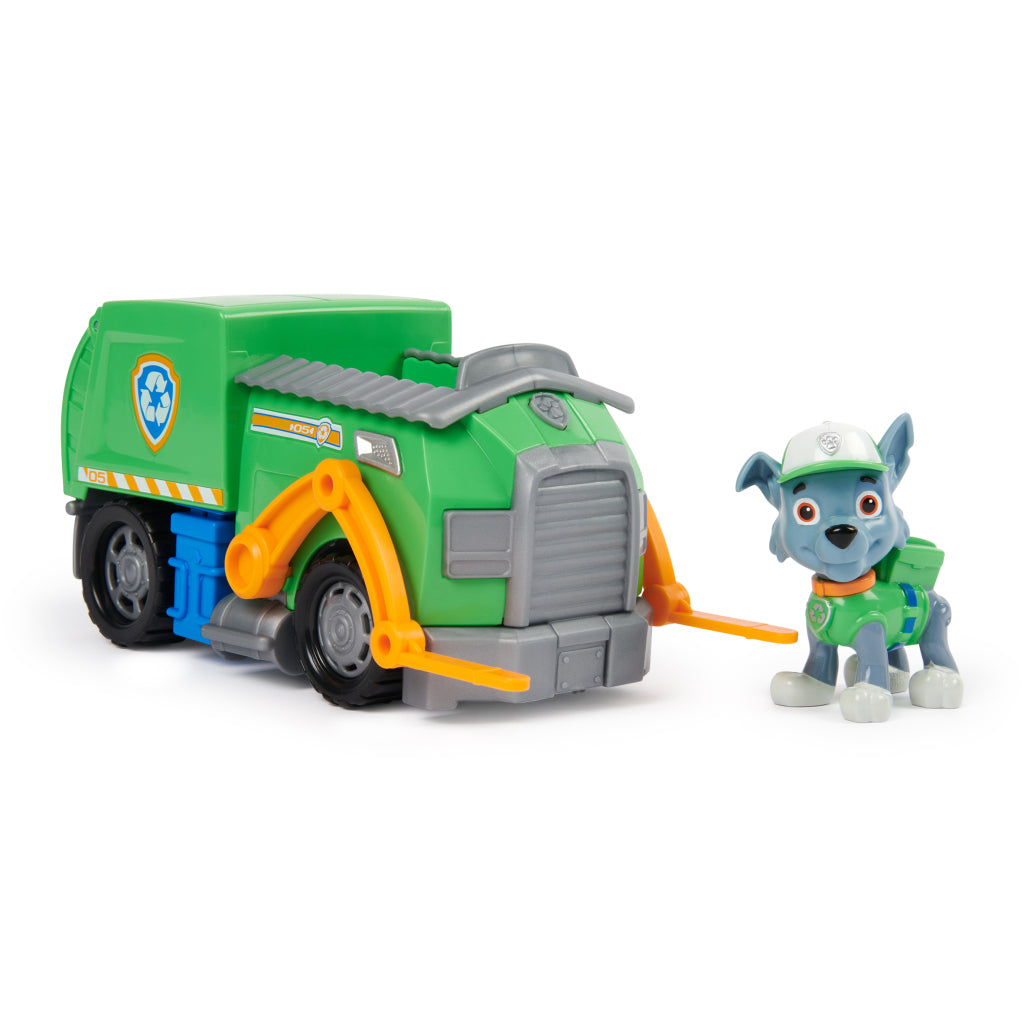 Camión de basura rocoso de la patrulla canina