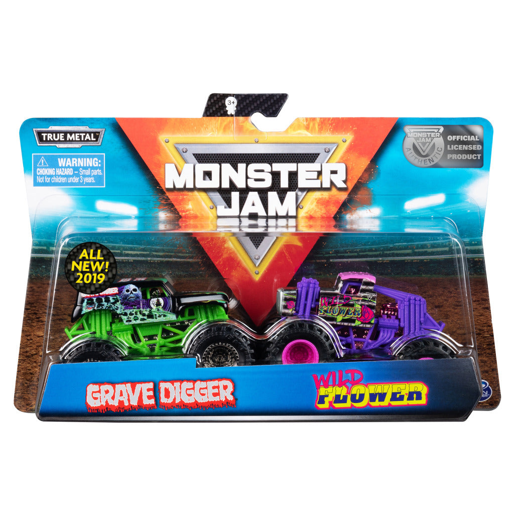 Monster high monster jam camion diecast 1:64 2 pezzi assortiti