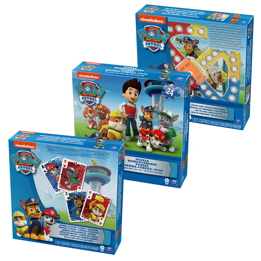 Paquete de 3 juegos de Paw Patrol