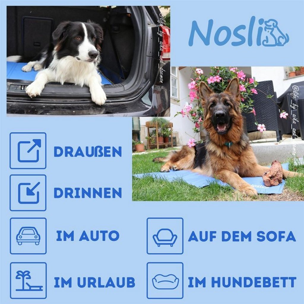 Noosli noosli matum cool per cani e gatti 76x103 cm blu marino