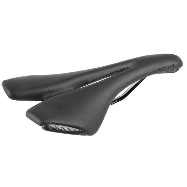 Zadel M-Wave Spider Racing - zwart