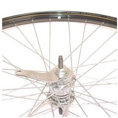 Rear wheel 28x1 1 2 black, KT Remnaaf, Spaak 13, Westwood profile aluminum rim.