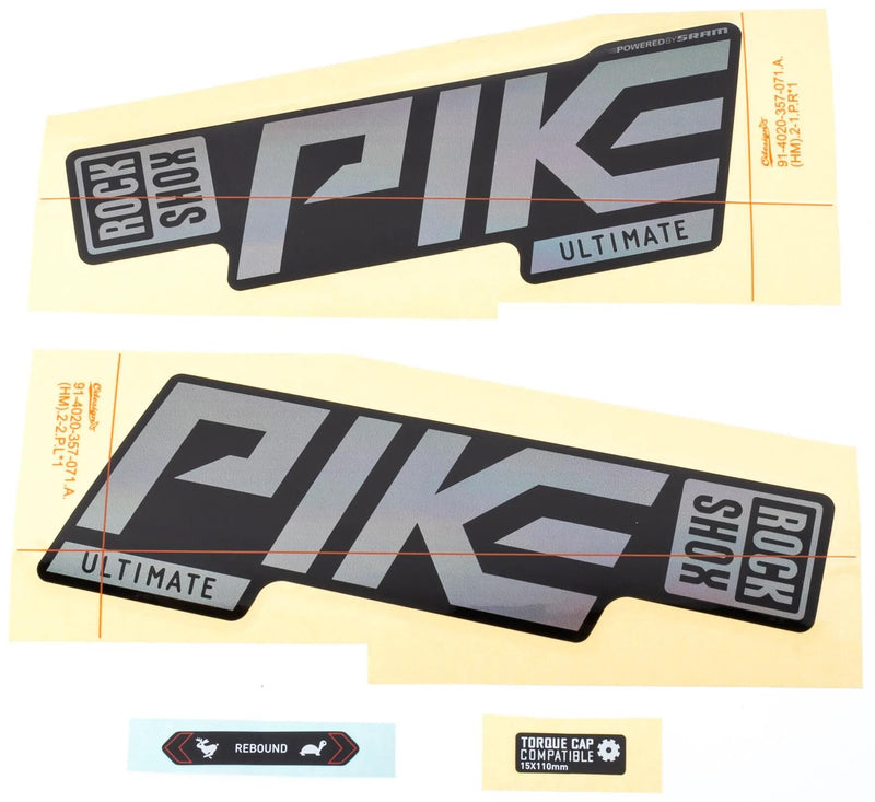 Rockshox Decal Set Rs Pike Ult. Arcobaleno